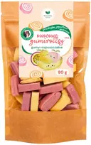 Naturalnie Zdrowi Natūraliai sveikas Gumirollsy NATURAL FRUIT tirpios gumos 80 g