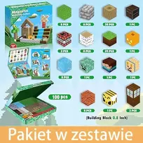 MAGNETINIAI KALULAI 100 vnt KUBAI Dizaino Dovana VAIKAMS