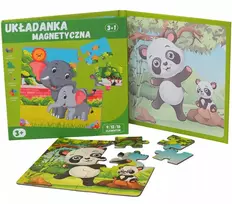 MAGNETINĖ DĖLĖS GYVŪNŲ ZOO QBI VAIKAMS LOGINĖ DOVANA LENKŲ KALBoje