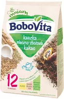 BoboVita Pieno ir grūdų košė, kakava, 12m, 230g, 2026-03-12