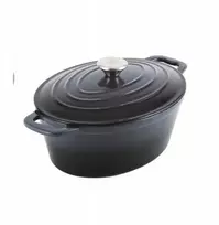Cs Solingen Ketaus kepimo indas su dangčiu Xanten 36 x 22 cm juodas