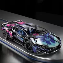 Bedee Techniniai blokai sportinis automobilis su pavara ir pulteliu 1:14 1314 vnt dovanos