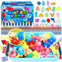 KŪRYBINGAS UGAVIMO RINKINYS VAIKAMS „Pasidaryk pats“ gelis MAGICAL WATER FIGURINES COLRS