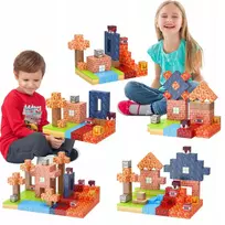 MAGNETINIAI BLOKAI KUBAI 3D PIXELS LAIKOMASIS RINKINYS VAIKAMS