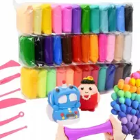 PUTO PLASTICINE SENSO POLYMER MOLIS PLASTIKOS MASĖS RINKINYS 108 Vnt.