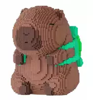 Skibi Store „Capybara“ statybinių blokelių rinkinys su vėžliuku „To Build“ 3620 vnt.