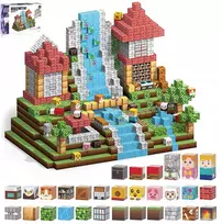 Milhmann Pikselių magnetiniai blokeliai LIBRARY BLOCKS 200 blokelių rinkinys