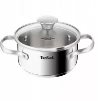 Puodas su dangteliu TEFAL Minis H8744255 16cm indukcinis nerūdijantis plienas