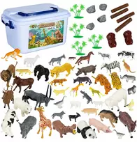 click4TOYS FIGURINOS LAUKINIAI GYVŪNAI SAFARI LAUKINIŲ zoologijos sodo GYVŪNŲ KOLEKCIJA 58 EL + BOX