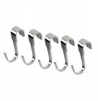 IKEA HULTARP Nikeliuotas kabliukas 7 cm, 5 vnt