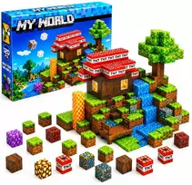 Magnetiniai blokeliai 120 kaladėlių rinkinys 2 Cube žmonės