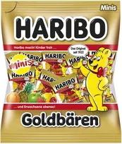 Globo Toys Haribo Goldbaren MINI PAKUOTĖS Krepšiai Maži Želė meškiukai Teddy Bears Gummi Bears 20 vnt.
