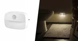 Renew Force LED naktinis apšvietimas, skirtas kontaktui su „Twilight Motion Sensor“ 3 režimų lizdu
