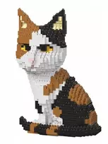Pan i Pani Gadżet KŪRYBINIAI KALUKLIAI KATINĖS KITTEN „Pasidaryk pats“ 3D MODELIS KONSTRUKCINIŲ KALULŲ DOVANŲ RINKINYS