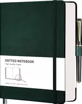 NOTEBOOK A5 320 PAGES NOTEBOX DOTS ŽURNALAS KIETŲ VIETŲ DIRBTINĖ ODA