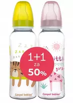 Canpolbabies BUTELIŲ RINKINYS SIAURĖS KIRUŠĖS CANPOL 250ml 12m+