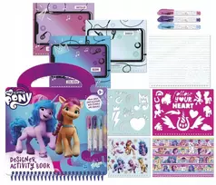 TOTUM Kūrybinių šablonų rinkinys Little Ponies lipdukams piešti
