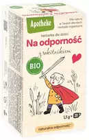 VAIKŲ IMUNITETO ARBATA SU JŪRŲ KALE EKOLOGIŠKA 20 x 1,5 g APOTHEKE