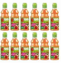 Kubuś Sultys 100% Mikė aviečių morkų obuolių 12x300ml
