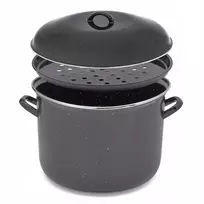 Powidlak ENAMEL puodas pasterizavimui ir konservavimui stiklainiams 15 L 30 cm