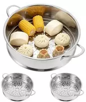 GARO Įdėklas 20 CM NERŪDIJANČIO PLIENO 2 VIENŲ GARINIMO RINKINYS