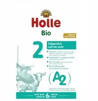 ST A2 KARVĖS PIENAS 2 KITAS KŪDIKIAMS PO 6 MĖNESIŲ EKOLOGINIS 400g - HOLLE