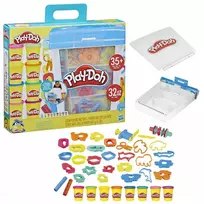Hasbro PLAY-DOH TEŠLOS RINKINYS 8 VAMZDŽIAI 35 PRIEDAI IR ĮRANKIŲ DĖKLAS
