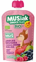 Musiak BIO putėsių rinkinys 13 x 120 g obuolių kriaušių juodųjų uogų aviečių
