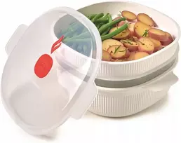 Snips mikrobangų garintuvas 4L 2 padėklai be BPA Pagaminta Italijoje