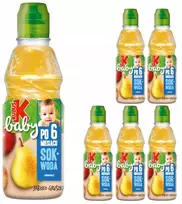 Kubuś Mikė kūdikių vanduo + sultys Obuolių kriaušių 300 ml Sveikos skanios sultys vaikams