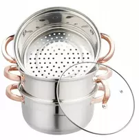 GARINIS PUODAS STEAMER 4 EL 20CM KLAUSBERG INDUKCIJA