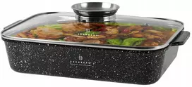 Edenberg Kepimo indas Puodas Kepimo indas 3,2L Marmurinė kepimo skarda 28 x 20 cm