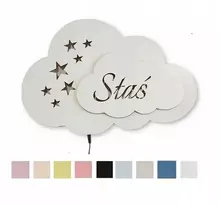 Pio-Art Debesų naktinė lempa pavadinimu STARS COLORS TO PASIRINKTI IŠ RGB LED tinklo