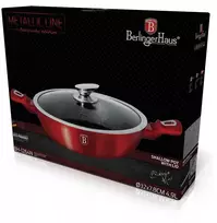 BH-1264N - Žemas granitinis puodas 32 cm 4,9 l Berlinger Haus Burgundy Line
