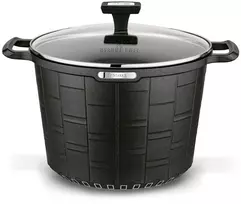 Indukcinis puodo dangtis AUKŠTAS Didelis dujinis Starke Pro Crows Marble 6,5 l