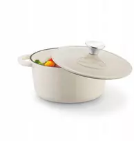 GOOSE MAKER Ketaus INDUKCINĖ raudona ovali keptuvė Retro Konighoffer 2,8L