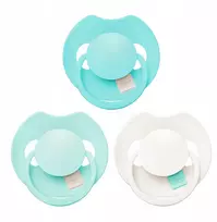 LOVI Prime Tutti Frutti dinaminis čiulptukas 18m+ 3 vnt Aqua Žalias