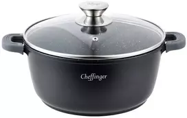puodas su dangteliu 5,7L, marmuro danga, marmurinis Ø 28cm Cheffinger