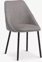 Jysk Minkšta smėlio kėdė juodomis kojomis, 85 cm