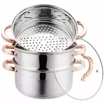 GARINIS PUODAS STEAMER 4 EL 24CM KLAUSBERG INDUKCIJA