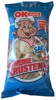 Kiaulienos žievelės Sūdyti traškučiai Šoninės mėsa Sūdyti Keto traškučiai 100g de