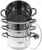 Rossner Puodas 4,5l. GARINTI 5 vnt. 22 cm. INDUKCINĖS Dujos 522