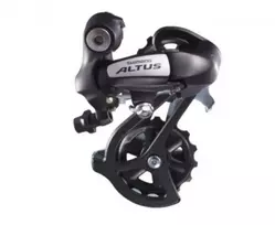 Galinis dviračio pavarų perjungiklis Shimano Altus RD-M310, juodas