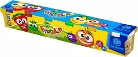 Žaidimų tešla Dovanų vaikams plastikinė masė Frutolina ASTRAFUN 6×100g