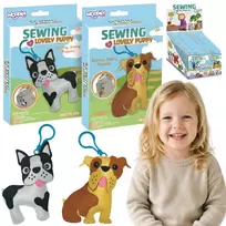 WOOPIE vaikiškas siuvimo rinkinys DOGS raktų pakabukas pasidaryk pats, pramoga vaikams