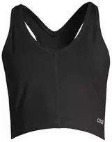 CASALL Sharp Back sportinė viršutinė dalis, juoda