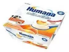 Humana Milk Minis jogurtinis desertas su persikais 6m+ 400g