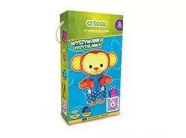 Išsiuvinėtas mielas žaislas Monkey DIY „Pasidaryk pats“ talismanas CRICCO