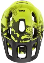 Šalmas Uvex react jr. MIPS lime - juodas-52-56CM