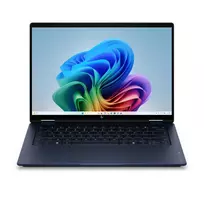 Nešiojamas kompiuteris HP OmniBook X Flip 14-kc0011nn - Ryzen AI 5 430 (4C) 50 NPU TOPs, 16GB LPDDR5X 7500 on-board, 512GB PCIe Gen4 Value, AMD Radeon 840M Graphics, Touch/14.0 2K (1920x1200) Brightview 400 nits,  Athmospheric Blue, Win 11 Home, 1 years